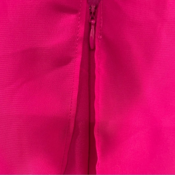 Marina Pink Overlay Embellished Sleeveless Jumpsuit.Size 10 - Picture 9 of 15